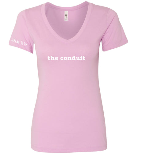 The Conduit typeset tee - women's sizing (lilac)