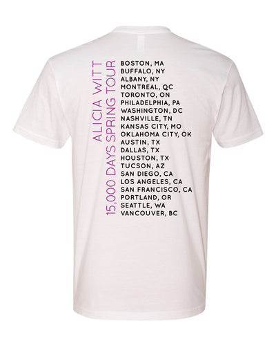 ALICIA WITT MAY TOUR T-SHIRT - EXTREMELY LIMITED!
